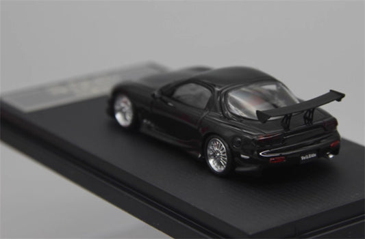 Mortal Mazda RX7 Veilside Limited Edition black 1:64 Car Pre-built Model view2