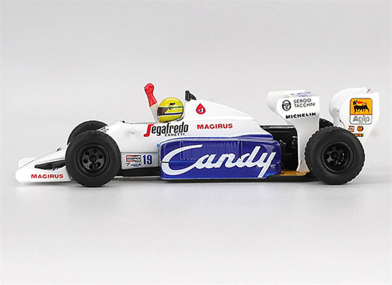 1:64 Toleman TG184 #19 Monaco Grand Prix 2nd Place Ayrton 1984 MINIGT DIECAST Model
