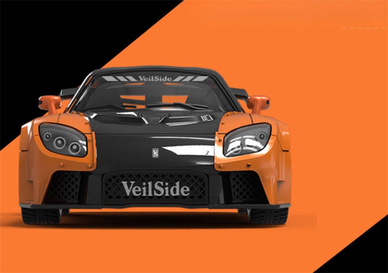 TIMEMICRO Mazda RX-7 Veilside Orange Black
Limited Edition 999PCS ONLY 1:64 Car Pre-built Model view4