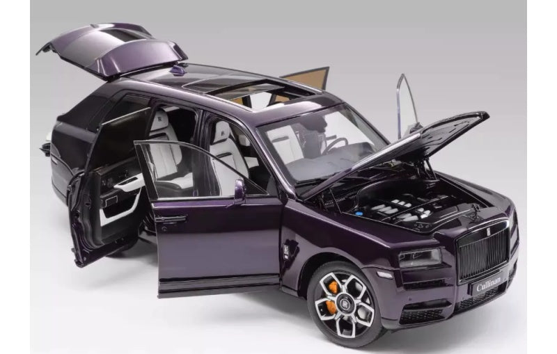 1:18 Cullinan Rolls-Royce BB wheel Limited Edition 149PCS ONLY Purple Diecast Model view5