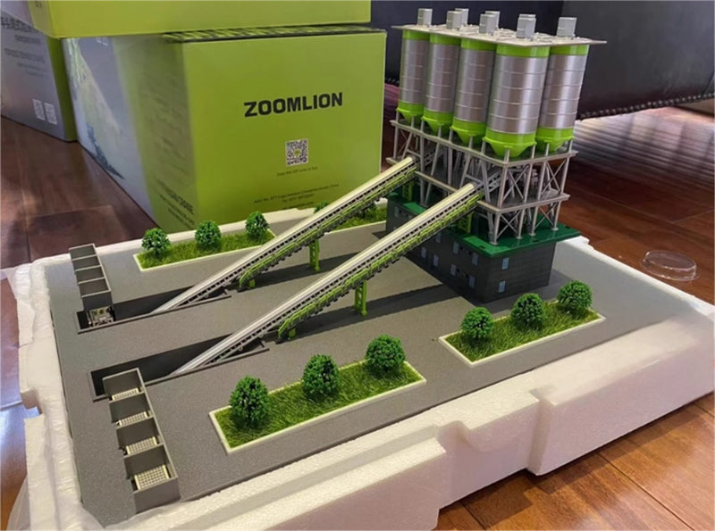 ZOOMLION HZS180S Mixing Plant 1:140 Truck Pre-built Model
