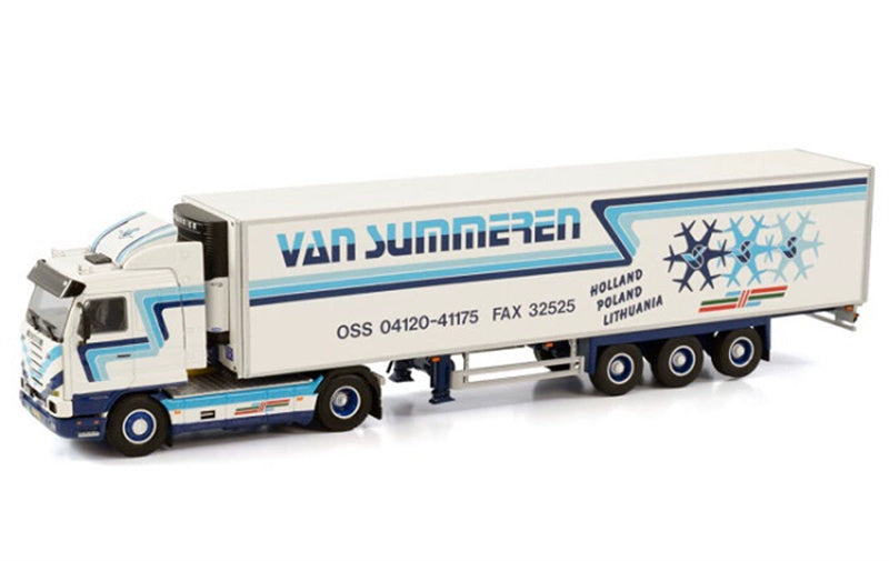 WSI SCANIA 3 SERIES STREAMLINE 4X2 REEFER TRAILER - 3 AXLE VAN SUMMEREN 1:50 Truck Pre-built Model