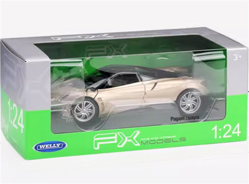 1:24 Pagani Huayra Supercar  Golden  WELLY  DIECAST Car Model