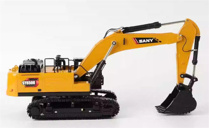 SANY SY650N Large excavator Yellow 1:35 Truck Pre-built Model