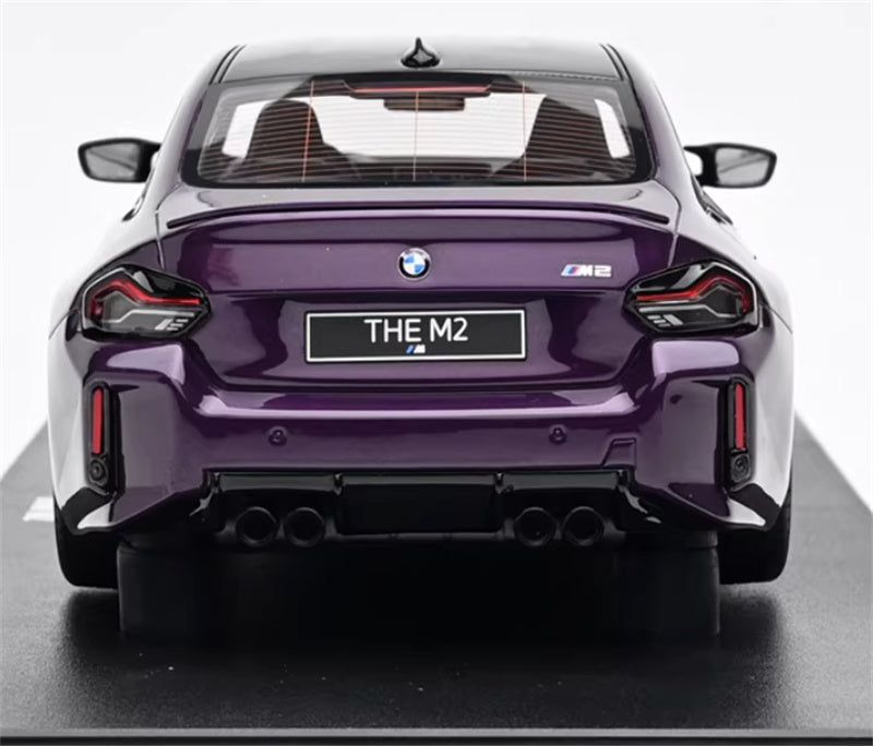 1:18 BMW M2 COUPE 2023 purple  GT SPIRIT Limited Edition Resin Car Model