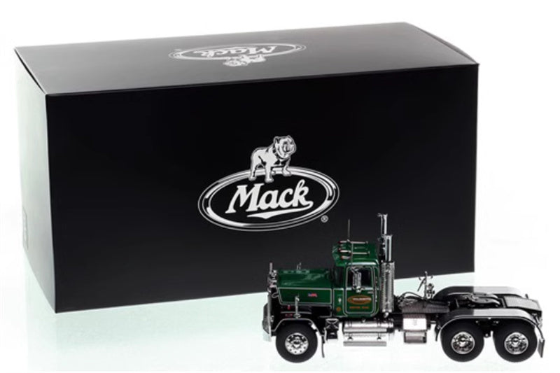 Heavy Haul Replicas 1986 Mack Double Axle American Tractor Truck G. Greene 1:50 Truck Pre-built Model