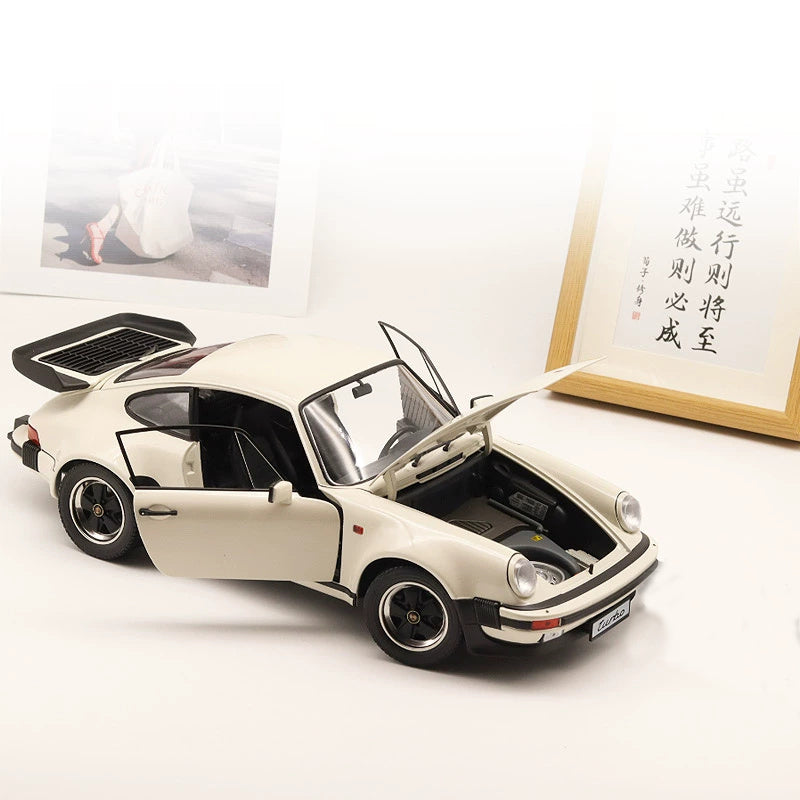 Schuco Porsche Turbo 930 car white 1:12  DIECAST CAR