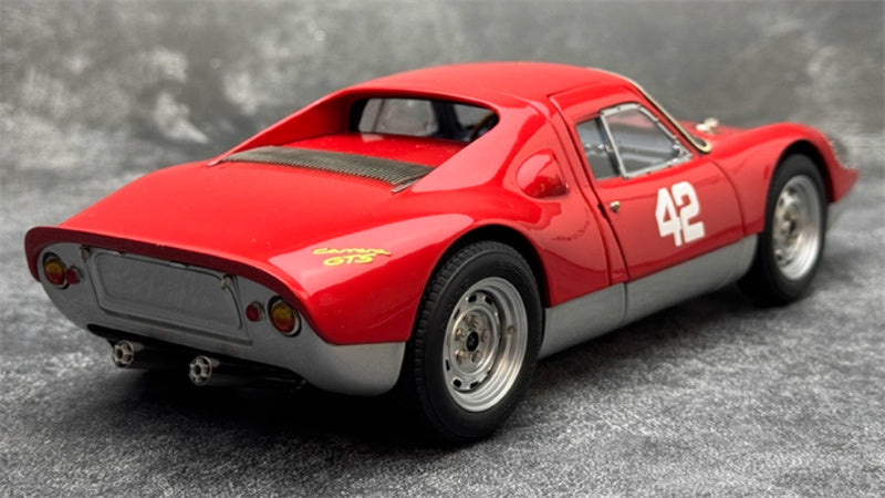 CMC Porsche 904 Carrera GTS Pebble Beach Auction 2017 #42 red Limited Edition 1000PCS ONLY 1:18 Car Pre-built Model view2