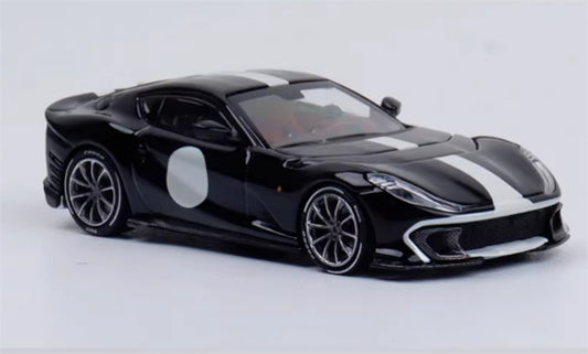 TOC Ferrari FE812C Coupe Sports NERO B/B 1:64 Car Pre-built Model