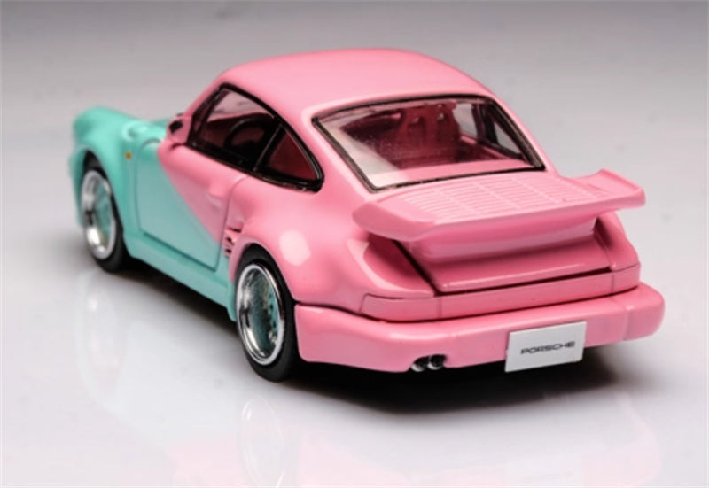 MASTER Porsche 911 930 Turbo Pink green dual color Limited Edition 399PCS ONLY 1:64 Car Pre-built Model view4