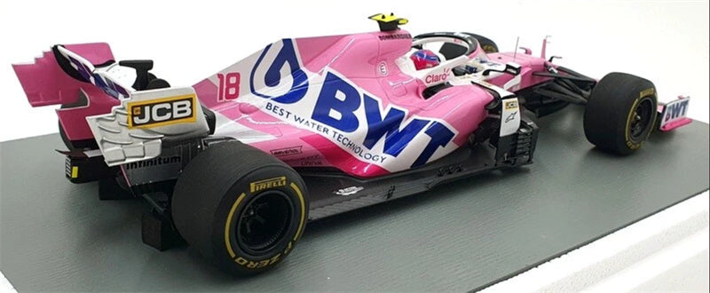 spark Sakhir GP 3rd BWT Racing Point RP20 2020 Lance JCB Claro pirelli 1:18 Car Pre-built Model view3