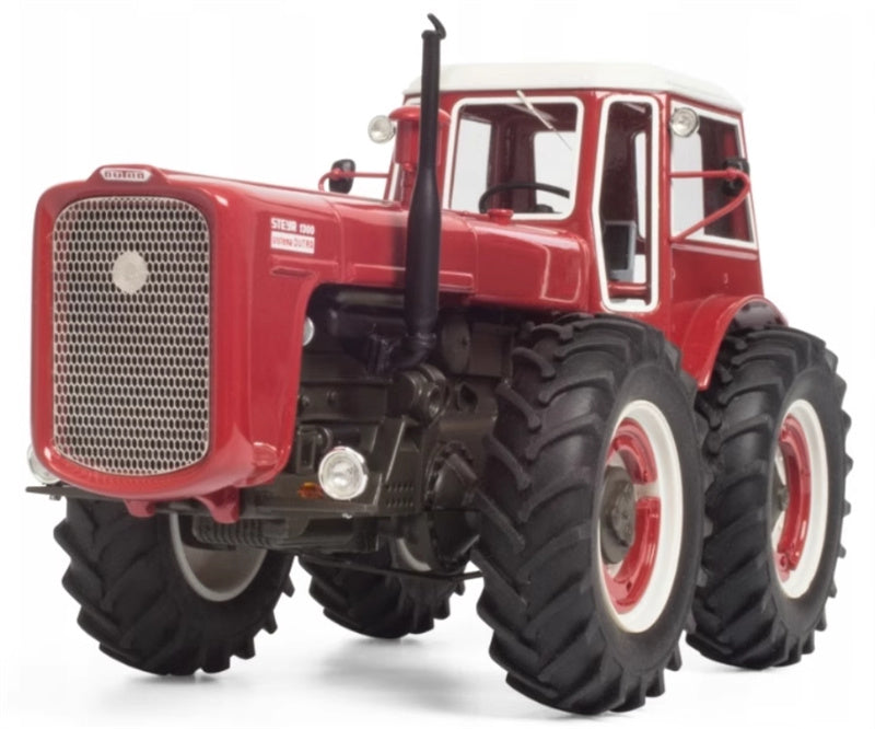 SCHUCO Steyr 1300 tractor wine red 1:32 Truck Pre-built Model