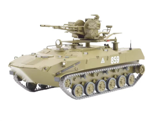 StartScaleModels Soviet BTR-ZD Self-Defense Artillery 1:43 Tank Pre-built Airliner Model Display view1