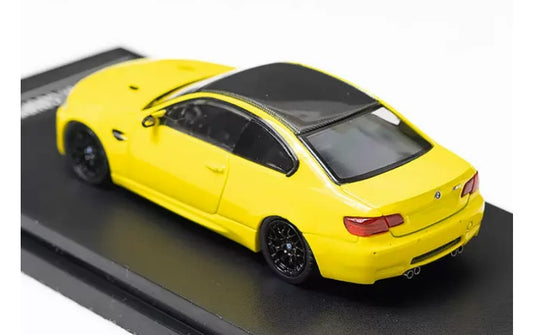 1:64 BMW M3 E92  Yellow Fine model  Limited Edition 699PCS ONLY DIECAST Model