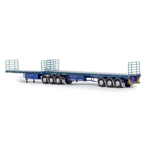 1:50 Maxitrans MACTRANS B DOUBLE Freighter Drake  Blue Diecast Model