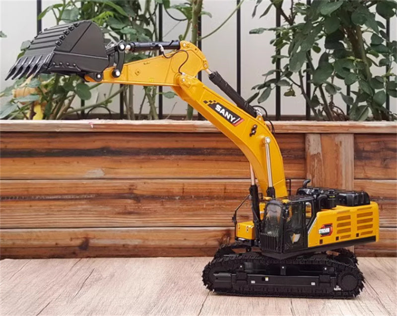 SANY SY650N Large excavator Yellow 1:35 Truck Pre-built Model