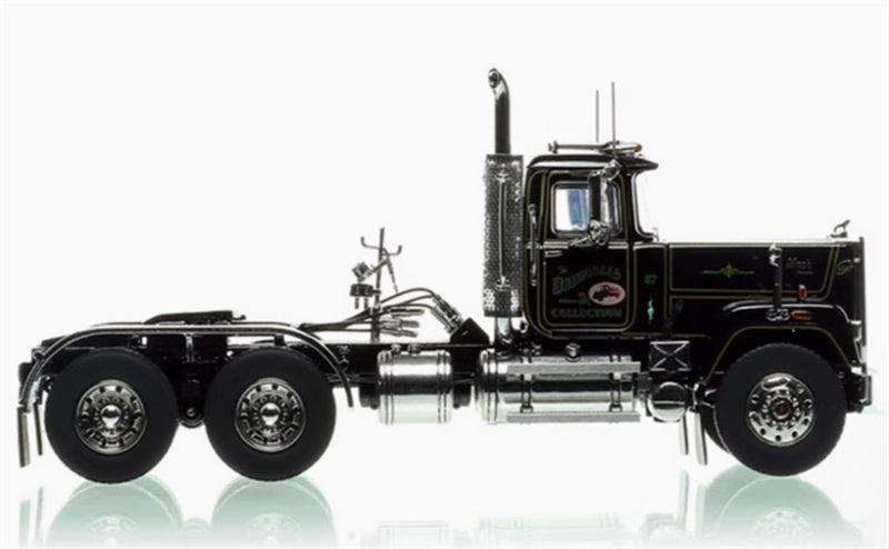 Heavy Haul Replicas 1986 Mack Double Axle American Tractor Truck Damigella 1:50 Truck Pre-built Model