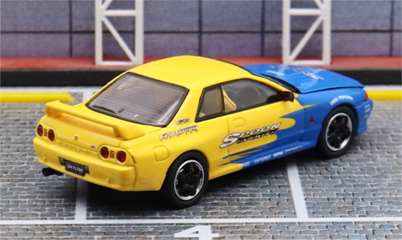 TIMEMICRO Nissan GTR R32 Z-Tune SPoon coating Limited Edition 999PCS ONLY 1:64 Car Pre-built Model view3