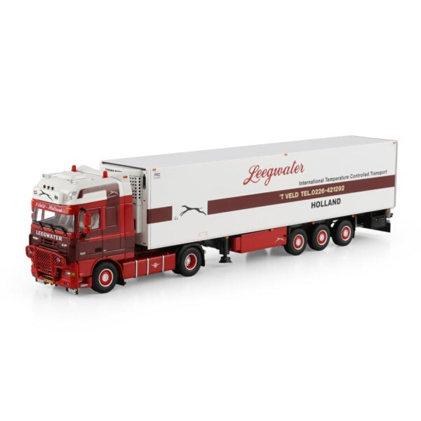 1:50 DAF LEEGWATER XF 105 CAB 4X2 REEFER TRAILER 3 AXLE WSI   Diecast Model