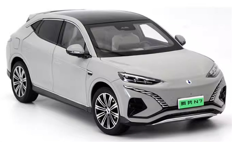 BYD Denza N7 SUV Sky Gray Spoke wheel 1:18 Car Pre-built Model view2