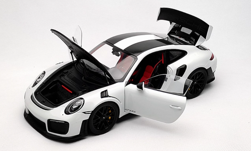 AUTOART Porsche 911 991 GT2 RS 991.2 White 1:18 Car Pre-built Model view13
