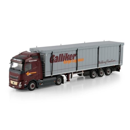 1:50 VOLVO GALLIKER FH 4X2 VOLUME TRAILER 3 AXLE WSI   Diecast Model