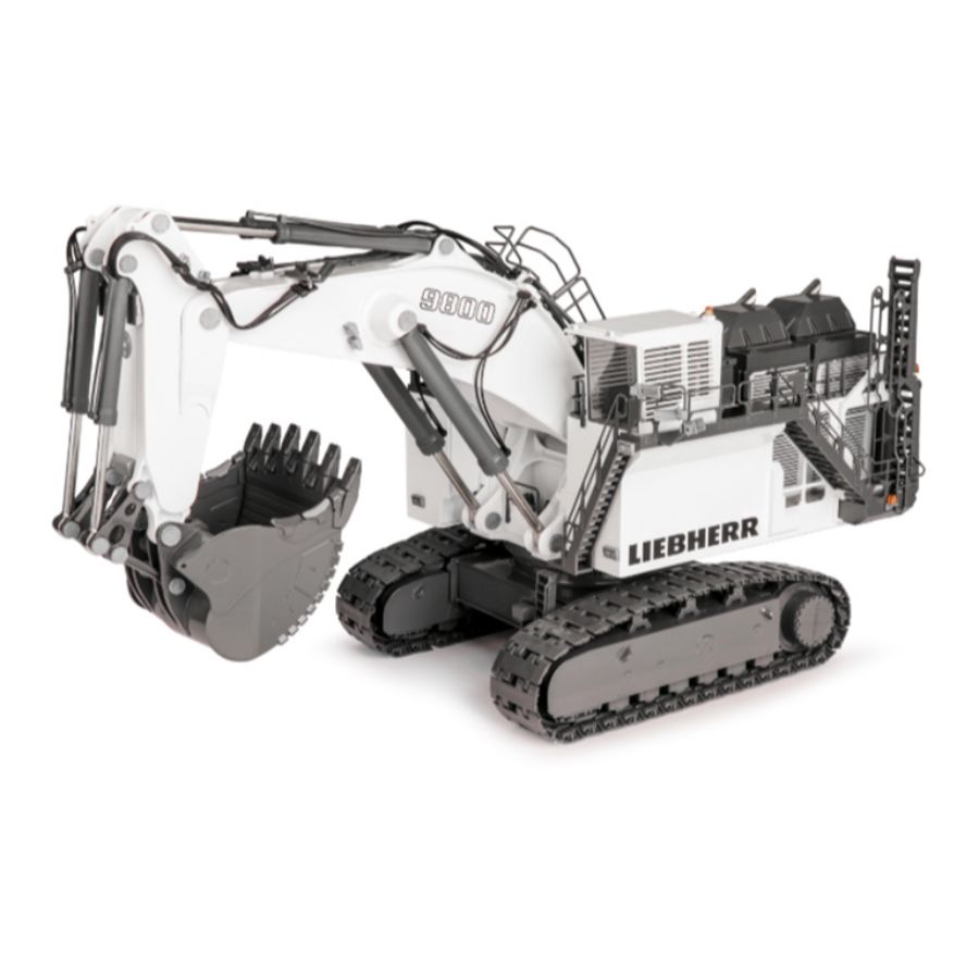 Conrad LIEBHERR R 9800 Mining Crawler Excavator with bucket equipment 1:50 DIECAST Truck Lorry