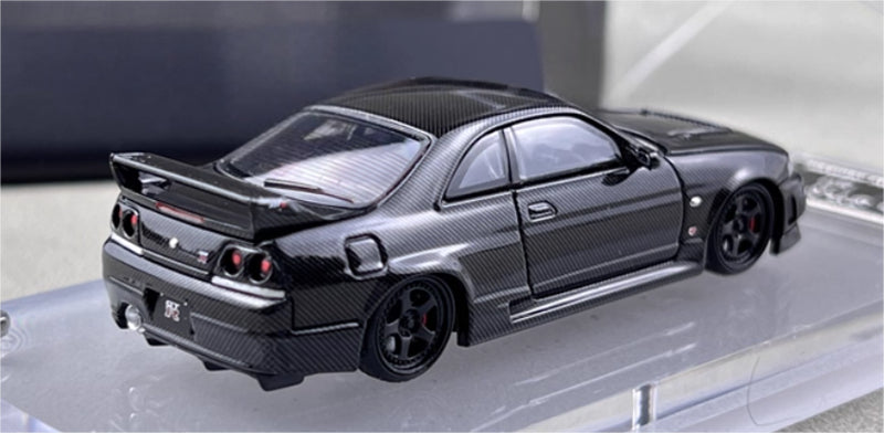 Focal Horizon Nissan GT-R R33 Nismo 400R All Carbon Black Limited Edition 999PCS ONLY 1:64 Car Pre-built Model view7