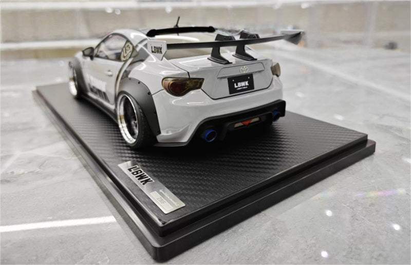 IGNITION MODEL Wide body Toyota 86 ver.1 lb gray black 1:18 Car Pre-built Model view4