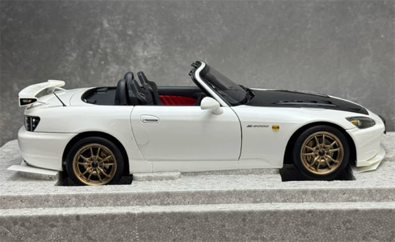 1:18 Honda S2000 MUGEN  White Pearl MOTORHELIX Limited Edition 299PCS ONLY DIECAST Model