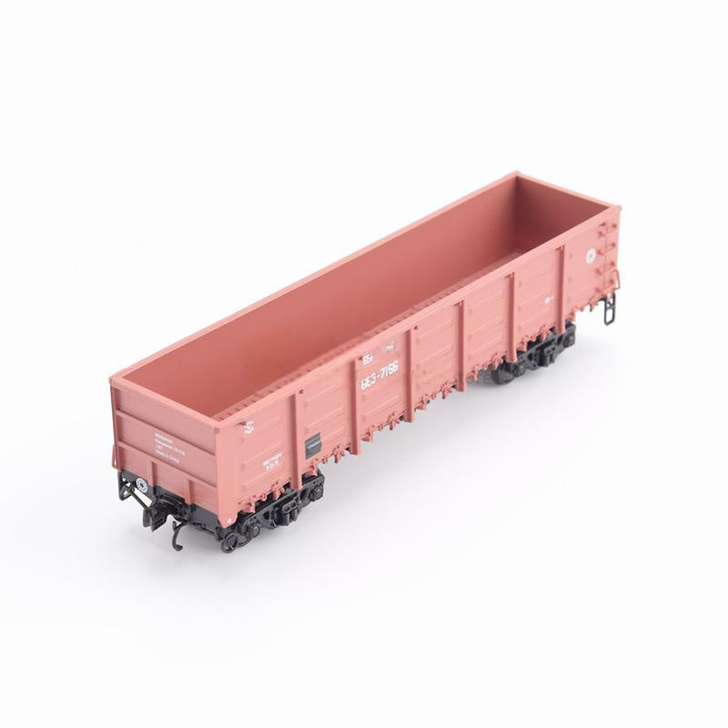 Modimio Soviet Railway Ore Coal Freight Transport Open wagon GONDOLA-12-119 Special Edition 1:87 Truck Pre-built Model
