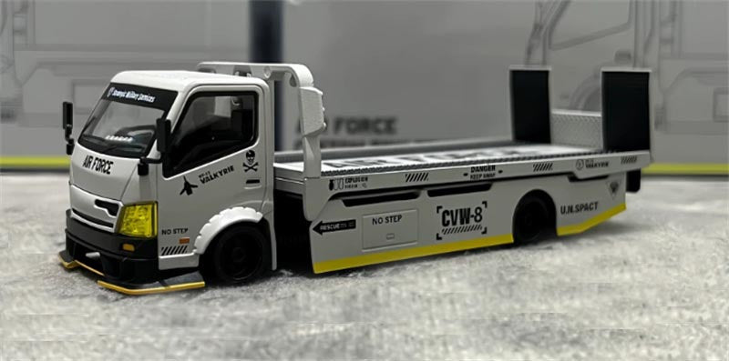 1:64 Hino H300 Air Force Custom Gray Micro Turbo DIECAST Model