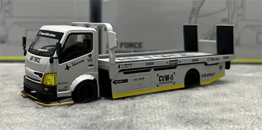 1:64 Hino H300 Air Force Custom Gray Micro Turbo DIECAST Model