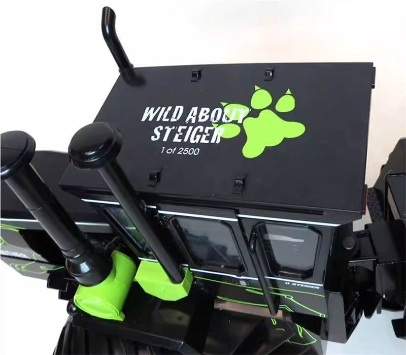 ERTL Wild About Steiger Panther Twisted Waist 8-Wheel Tractor Black Commemorative Edition Limited Edition 2500PCS ONLY 1:16 Truck Pre-built Model