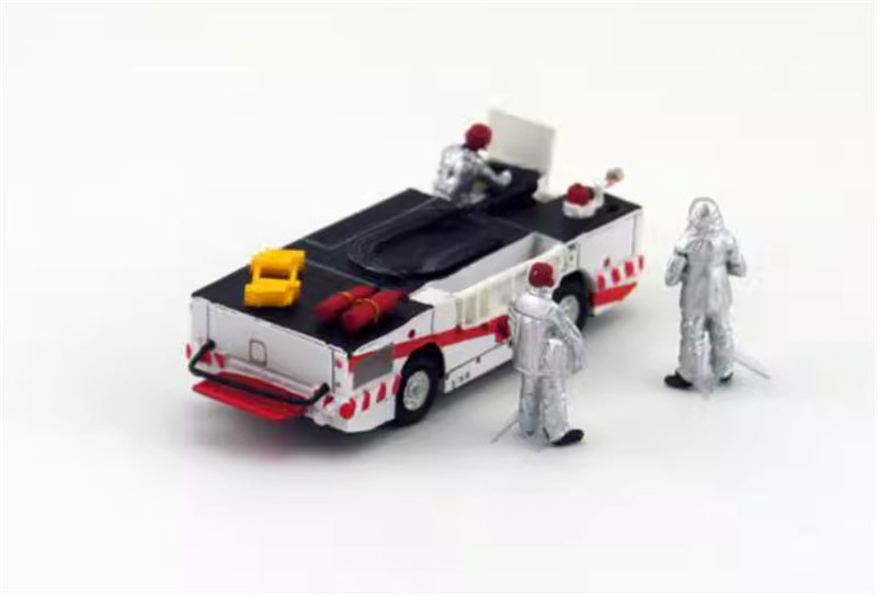 HHOWTOYS US ARMY MORDEN Fight Deck Crew & Fire Engine 1:72 Truck Pre-built Model
