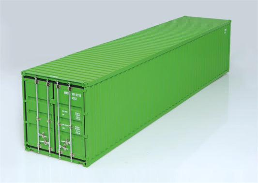 NZG 40 foot container Mercedes Benz trailer green 1:18 DIECAST Truck Lorry
