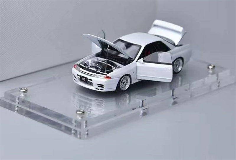 1:64 Nissan Skyline GT-R Nismo R32 White Focal Horizon Full open version Limited Edition 999PCS Only DIECAST Model