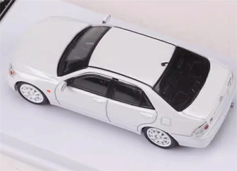 BBS Toyota Altezza RS200 SXE10 Pearl White Limited Edition 499pcs ONLY 1:64 Car Pre-built Model