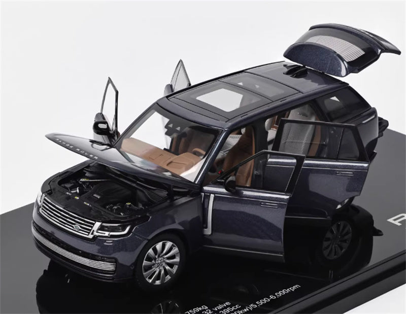 1:43 Land Rover Range Rover Honor Genesis 2022 Blue  LCD MODELS Extended Edition DIECAST Car Model
