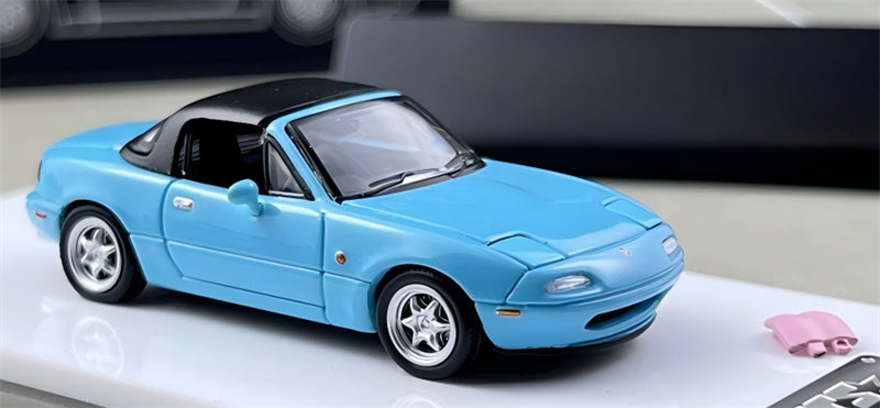 1:64 Mazda MX-5 blue ATS DIECAST Civil Car Model