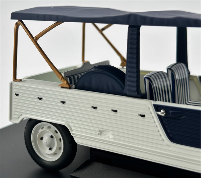 NOREV Citroen Mehari Azur 1983 White/Blue 1:18 Car Pre-built Model view4