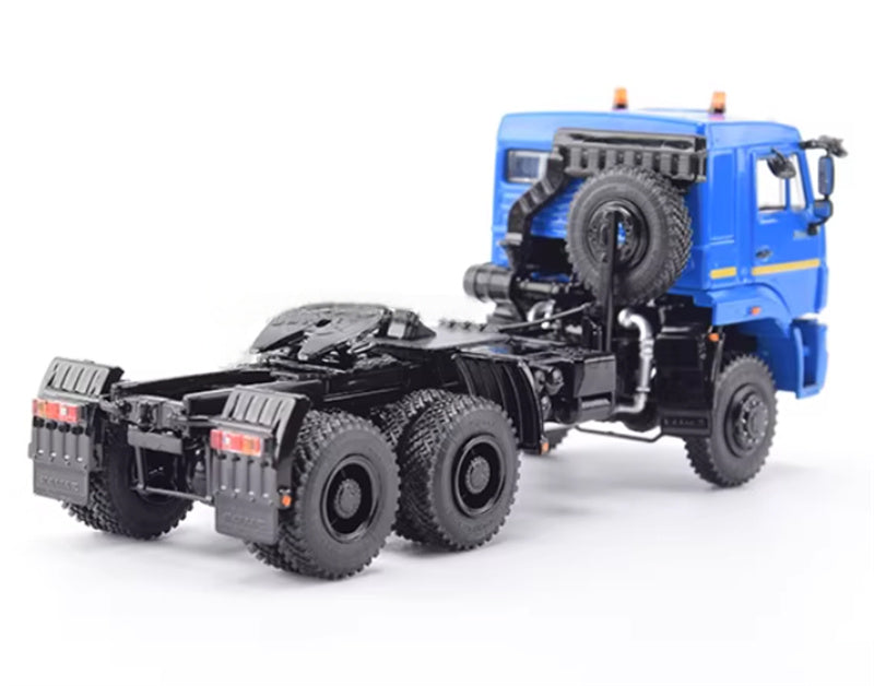 StartScaleModels Russia Kamaz 65225 heavy-duty tractor truck Blue 1:43 Truck Pre-built Airliner Model Display view4