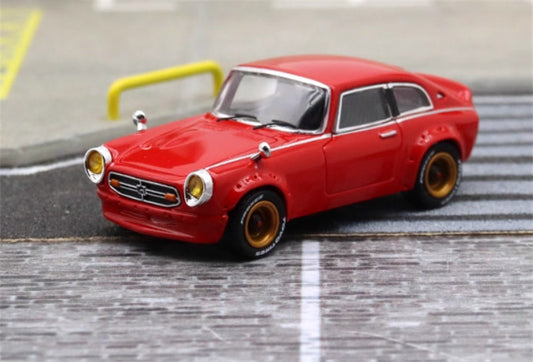 Mortal Honda S800 Limited Edition 499PCS ONLY red 1:64 Car Pre-built Model view1