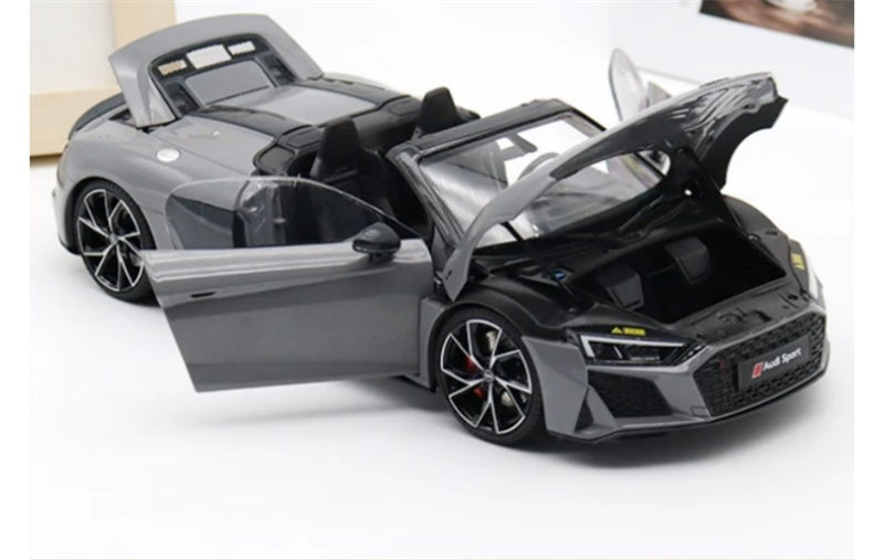 1:18 AUDI R8 Sport 2021 Nado Grey KengFai convertible version DIECAST Model
