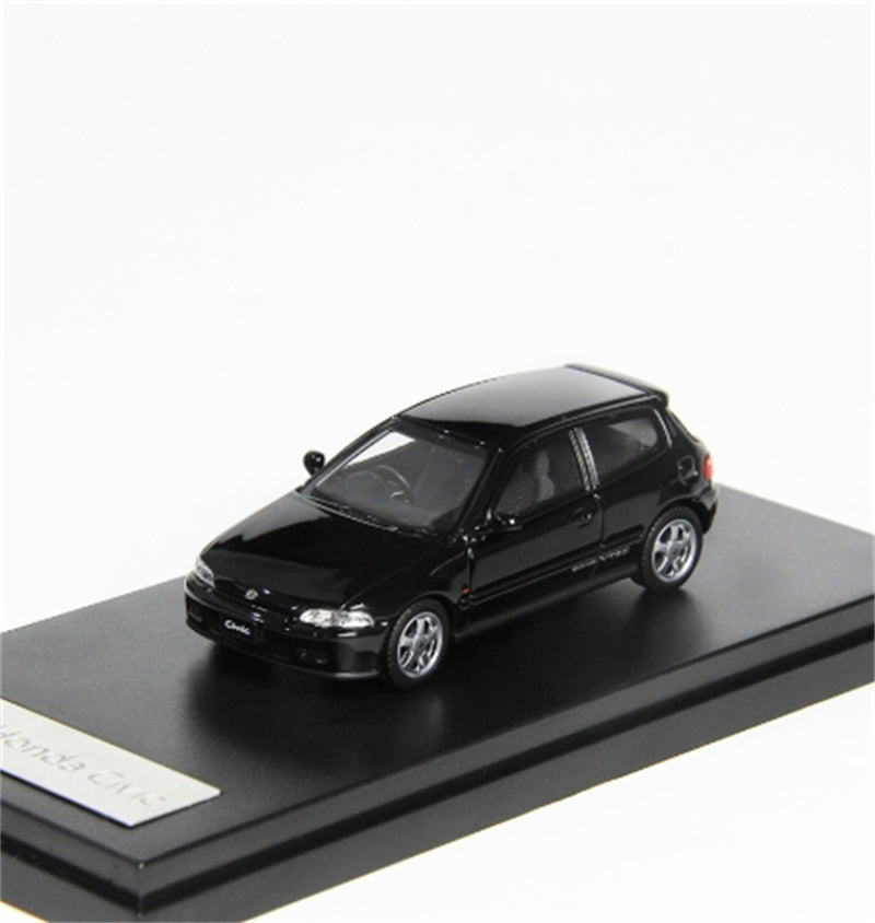 LCD-MODELS Honda Civic SiR II EG6 Black 1:64 car Pre-built Model view1