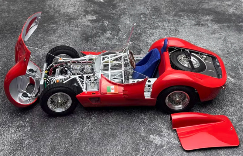 CMC Maserati Tipo 60 Birdcage 1960 Ex Nick red Fully open car Limited Edition 1000PCS ONLY 1:18 Car Pre-built Model view10