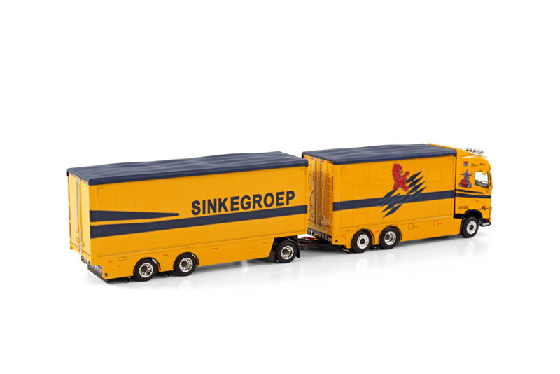 WSI VOLVO FH 4 GLOBETROTTER 6X2 TAG AXLE RIGED COMBI - 6 AXLE RESIN SINKE 1/50 DIECAST Truck Lorry