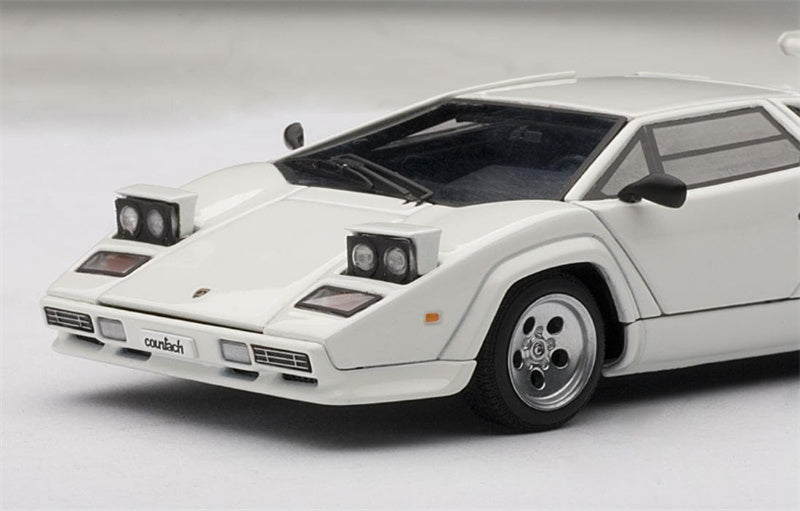 AUTOART LAMBORGHINI COUNTACH LP5000S white fully open 1:43 Car Pre-built Model view7