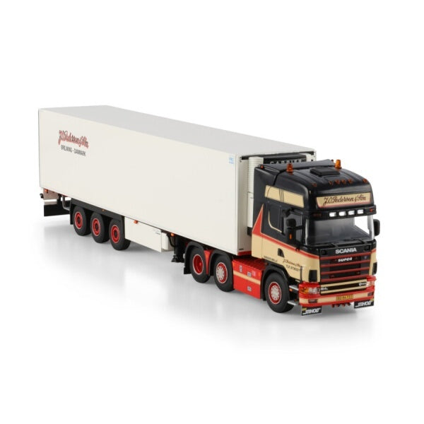 1:50 SCANIA J.O. PEDERSEN 4 series 6X2 REEFER TRAILER 3 AXLE WSI   Diecast Model