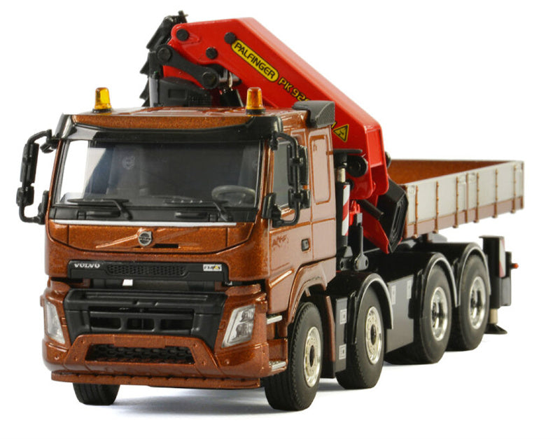 WSI VOLVO FMX SLEEPER CAB 8x4 + PALFINGER 7400.2 Premium Line 1:50 Truck Pre-built Model